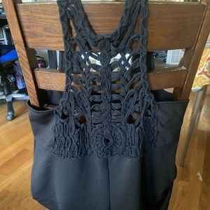 Torrid Braided Crochet Racer Back Tank Top Size 2X